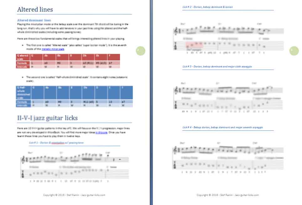 Bebop Licks Guitar Pdf Free
