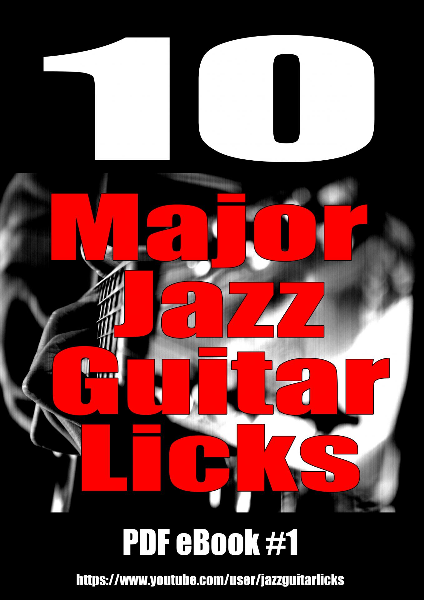 10 major jazz guitar licks with tabs PDF eBook