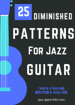 25 diminished patterns for guitar