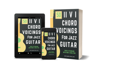 50 ii v i chords voicing exercises for guitar pdf ebook method
