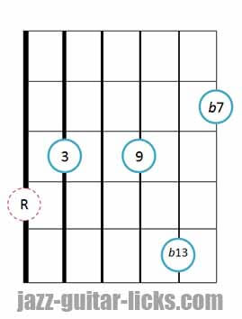 9b13 guitar chord 11