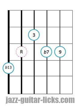 9b13 guitar chord 15