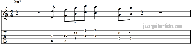 Octave lick for guitarist