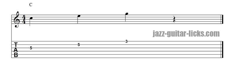 Targeting notes guitar lesson