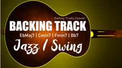 Jazz Swing Play-along in Eb | 1 6 2 5 Chord Progression