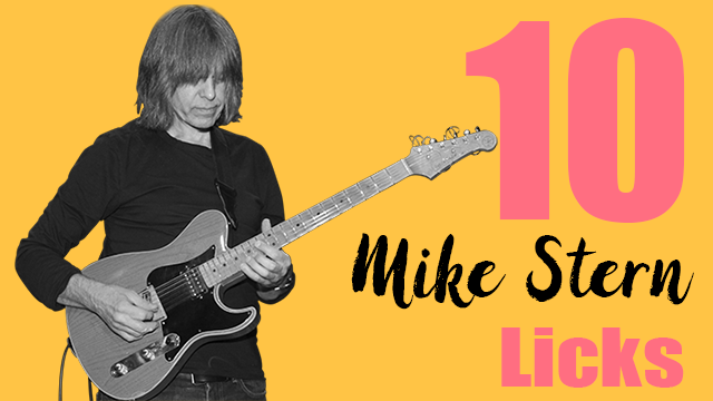 10 Mike Stern Solo Lines - Jazz Fusion & Outside Playing