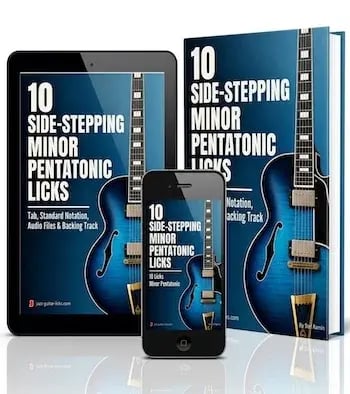 10 outside playing minor pentatonic licks for guitar pdf