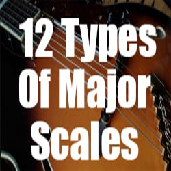 12 types of major scales 1