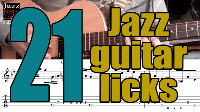 21 jazz guitar licks