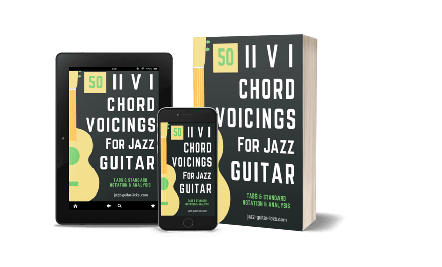 50 ii v i chords voicing exercises for guitar pdf ebook method