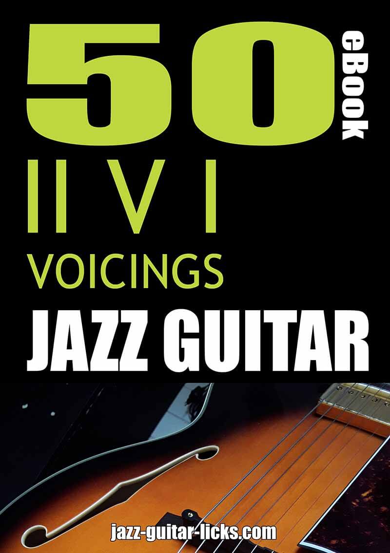 II-V-I voicings for jazz guitar - PDF eBook method.