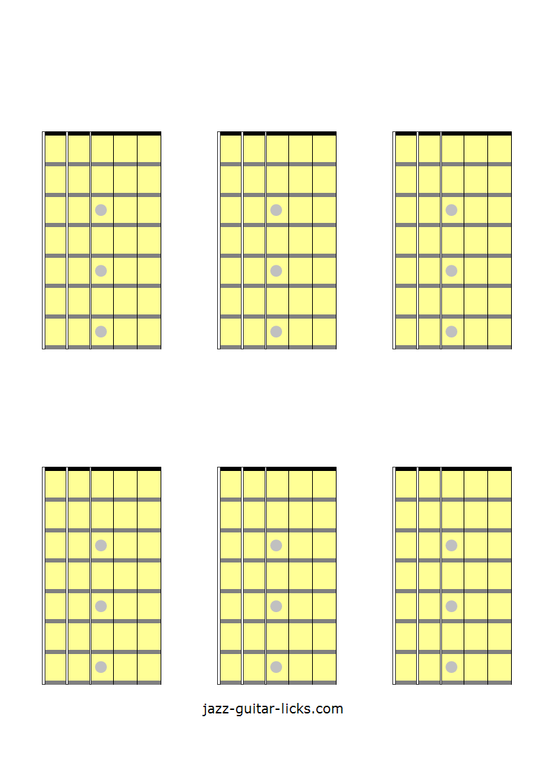 Empty Chord Chart