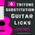 6 Guitar Licks with Tab and Notation - Tritone Substitution