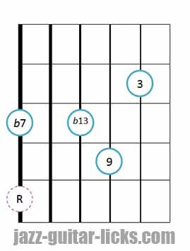 9b13 guitar chord 12