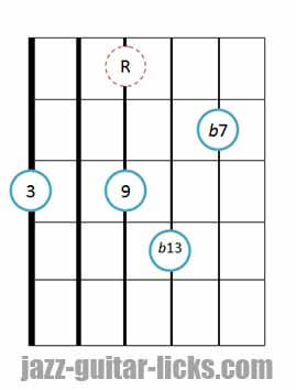 9b13 guitar chord 14