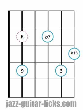 9b13 guitar chord 8