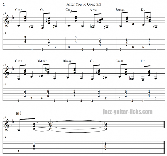 After you ve gone jazz guitar walking bass study part 2