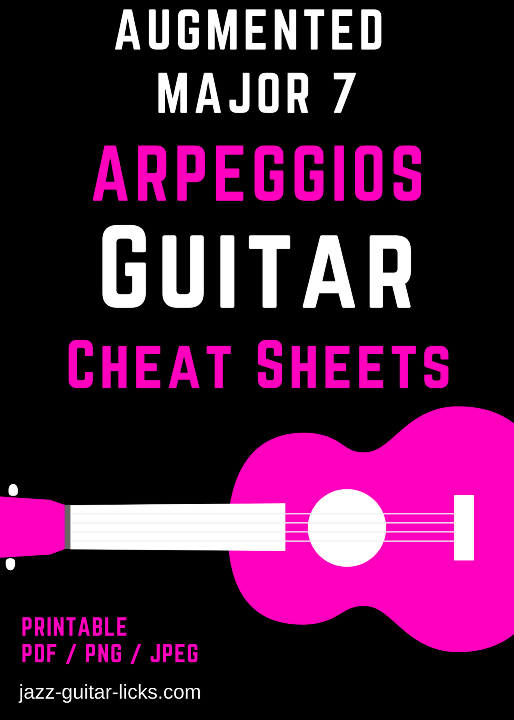 Augmented major 7 arpeggio