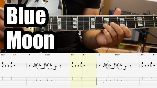 Blues Moon - Guitar Transcription