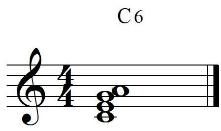C6 chord