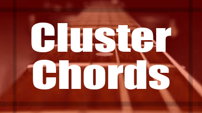 Cluster chords for guitar