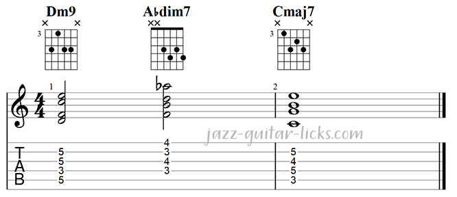 Diminished chord substitution