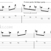 Dominant jazz blues guitar lick