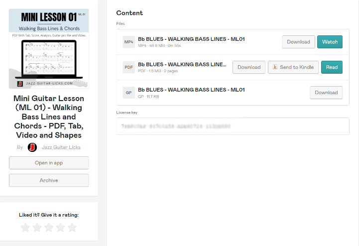 Downloading files with gumroad