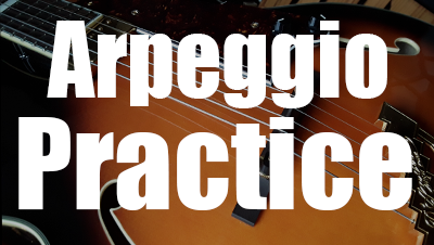 Guitar arpeggio practice
