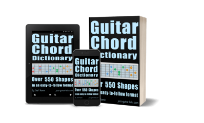 Guitar chord dictionary method
