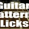 Guitar patterns and licks