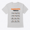 Guitar t shirt augmented triads grey