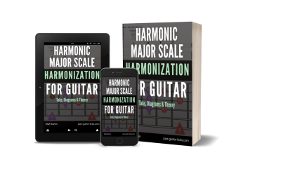Harmonic major scale chords for guitar