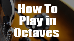 How to play in octaves Wes Montgomery style