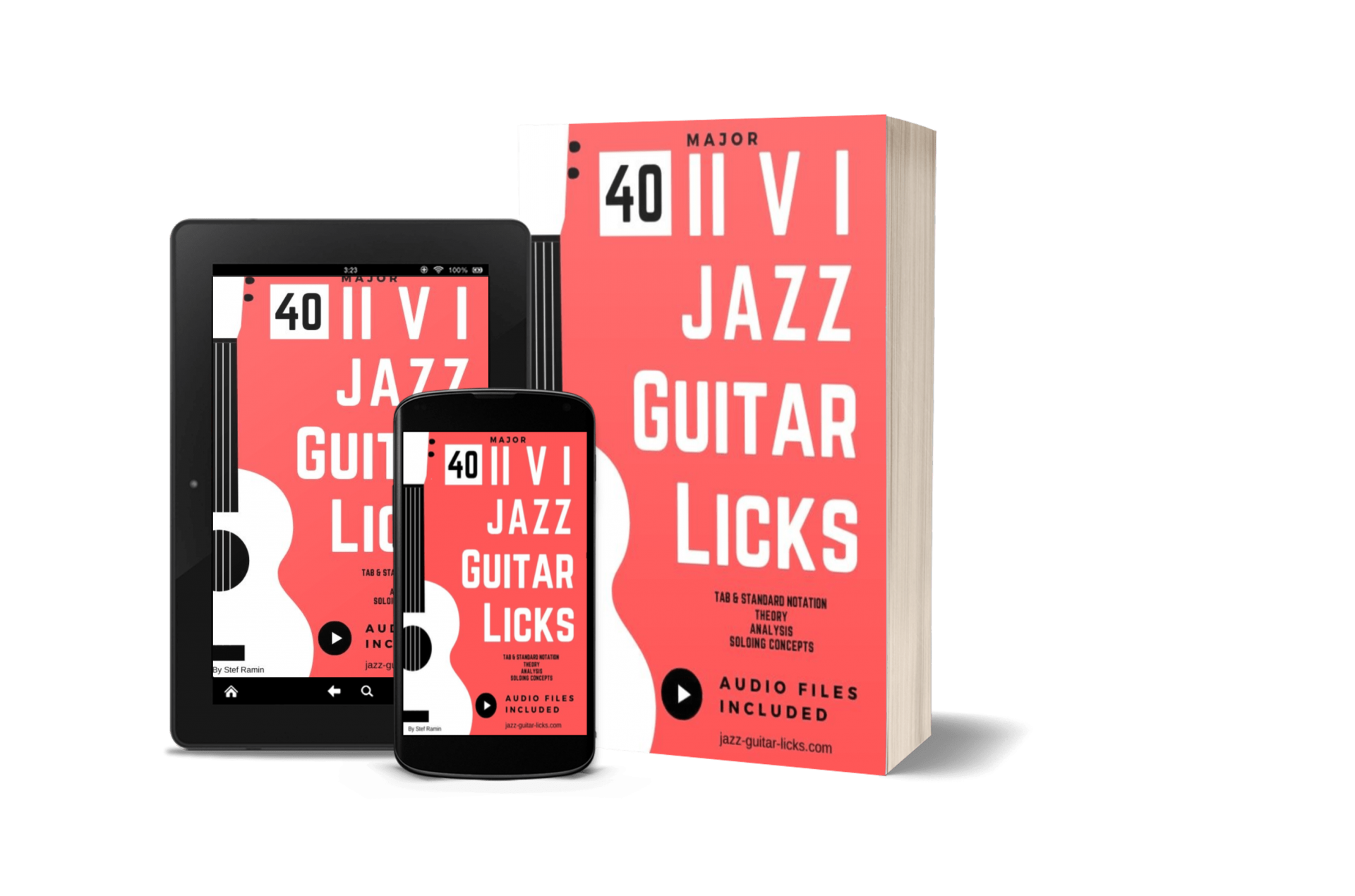 II V I (2-5-1) jazz guitar licks pdf method ebook