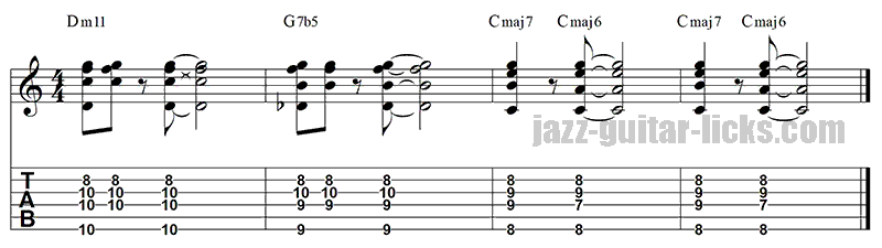 Ii v7alt i chord progression 2