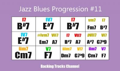Jazz blues progressions 13