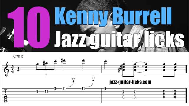 Kenny burrell jazz guitar licks