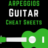 Major 7 arpeggio cheat sheets for guitar