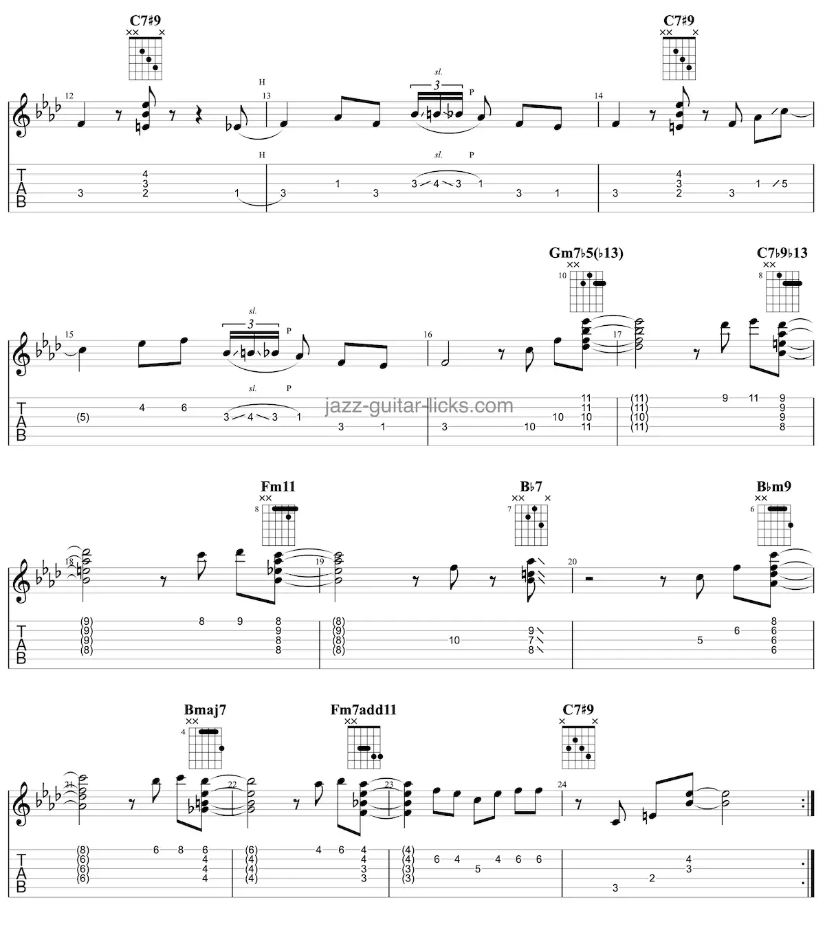 Midnight blue kenny burrell transcription 2