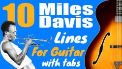 Miles davis guitar lines and tabs