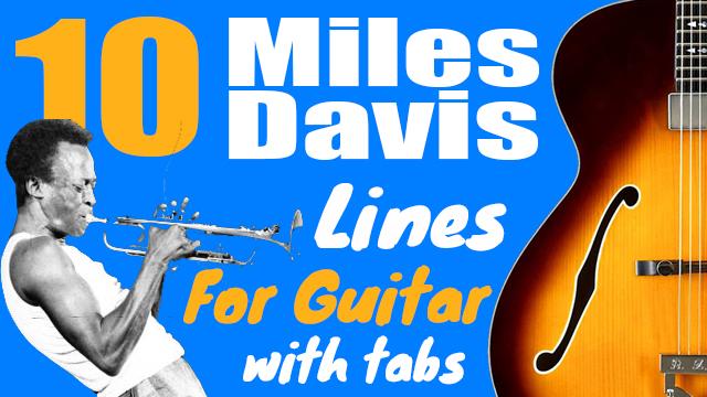 Miles Davis Jazz Guitar Licks for Beginners on YouTube