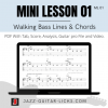 Mini jazz guitar lesson