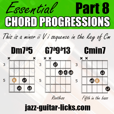 Minor Ii V I Chord Voicings For Guitar