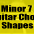 Minor Seventh Guitar Chord Chart - 28 Positions