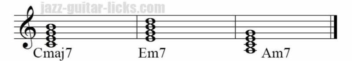 Minor chord substitution 2