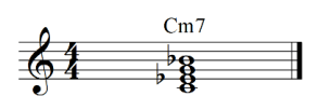 Minor seventh chord