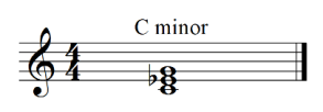 Minor triads