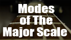 Modes of the major scale