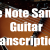 One Note Samba - A.C Jobim - Transcription For Guitar